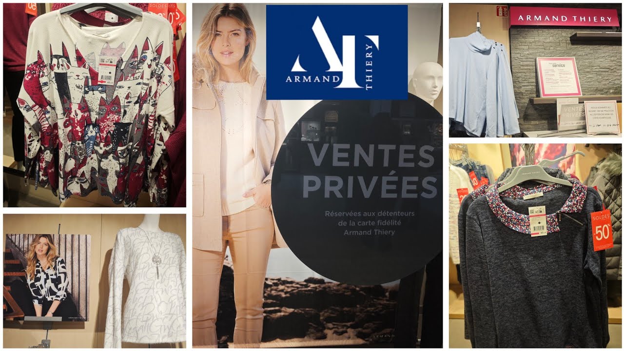 ARMAND THIERY: ventes privées jusqu'à moins 50%😍 et nouvelle collection 👍❤️ 7 Janvier 2025