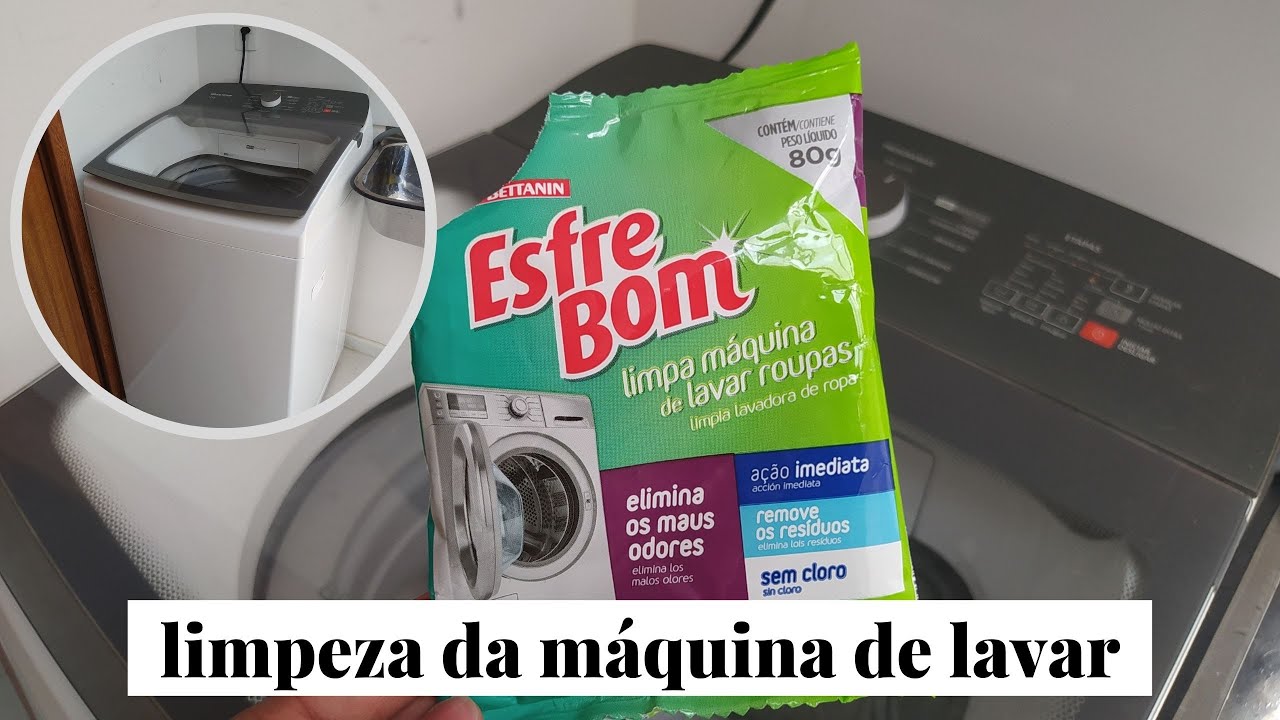 COMO FAZER A LIMPEZA DA MÁQUINA DE LAVAR ROUPAS | TESTEI ESFREBOM LAVA MÁQUINAS. FUNCIONA? #brastemp