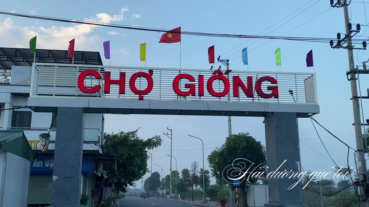 Chợ Giống khu chợ một vùng quê,rất đẹp và sầm uất.