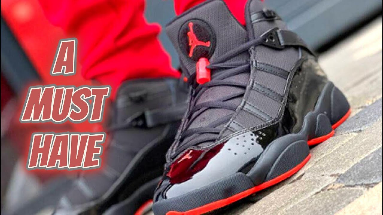Не спите на черно-огненно-красных кроссовках Air Jordan 6 Rings