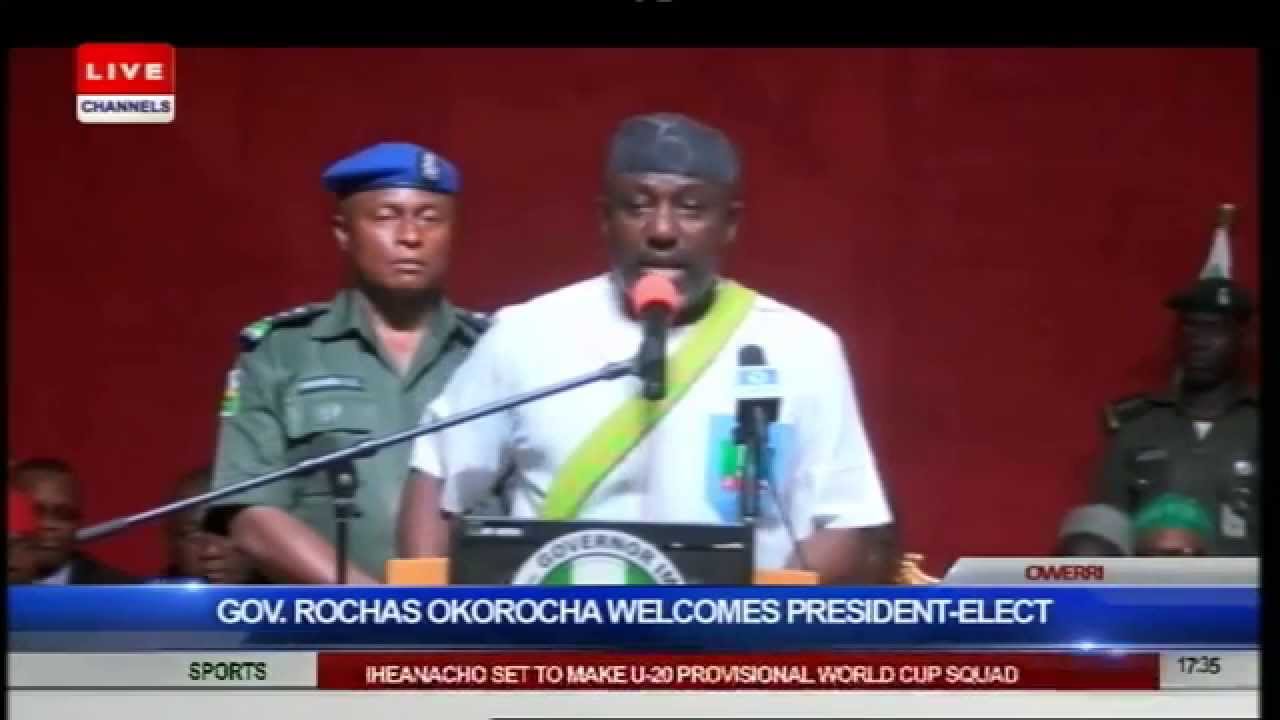 Gov Rochas Hosts President Elect-Buhari As Guber Polls Approach Pt.3 07/04/15