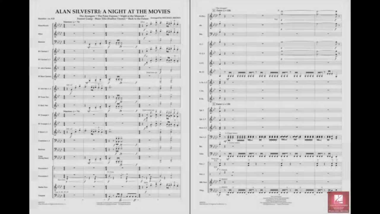 Alan Silvestri -- A Night At The Movies arr. Michael Brown