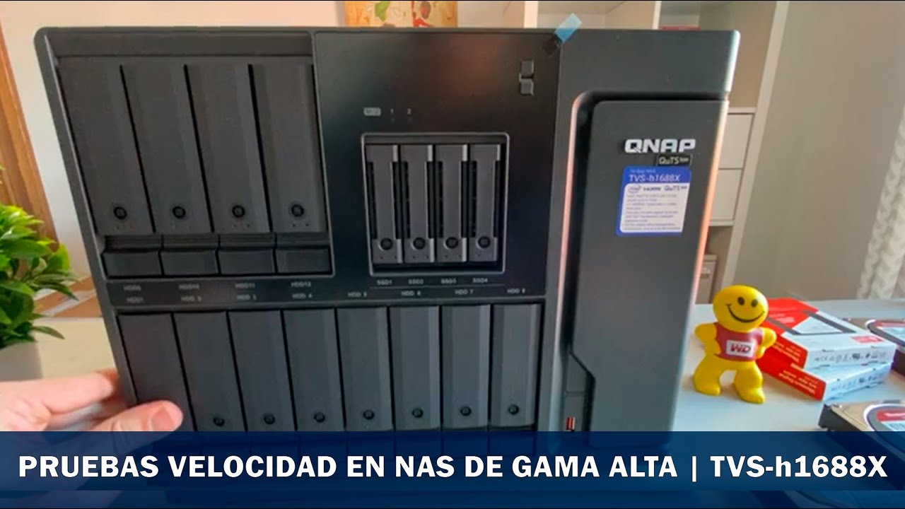 Pruebas velocidad en NAS de Gama alta | NAS QNAP TVS-h1688X