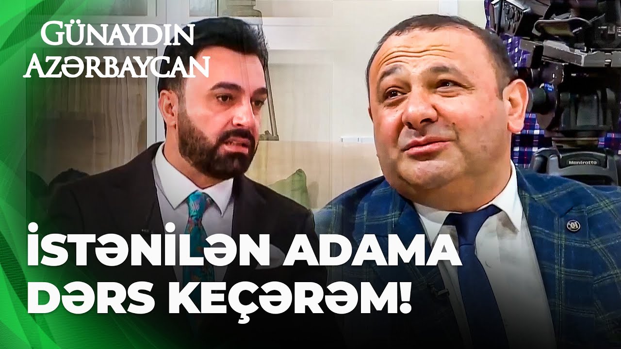 Günaydın Azərbaycan - Aparıcıdan Aşıq Namiqə - Məşhur müğənnilərlə niyə popuri yazdırmırsan?