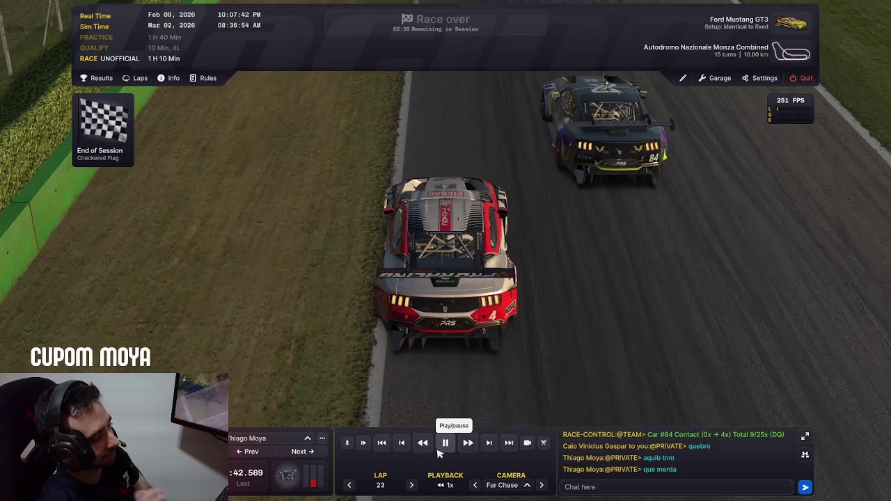 iRacing Stream - Mustang GT3 Fixed - Monza Combined Topone #NOCHAT