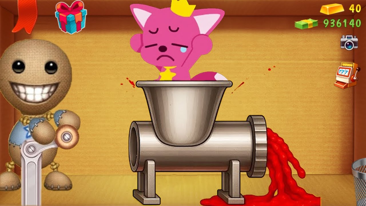 PinkFong vs The Buddy in Horror Meat Grinder | Kick The Buddy