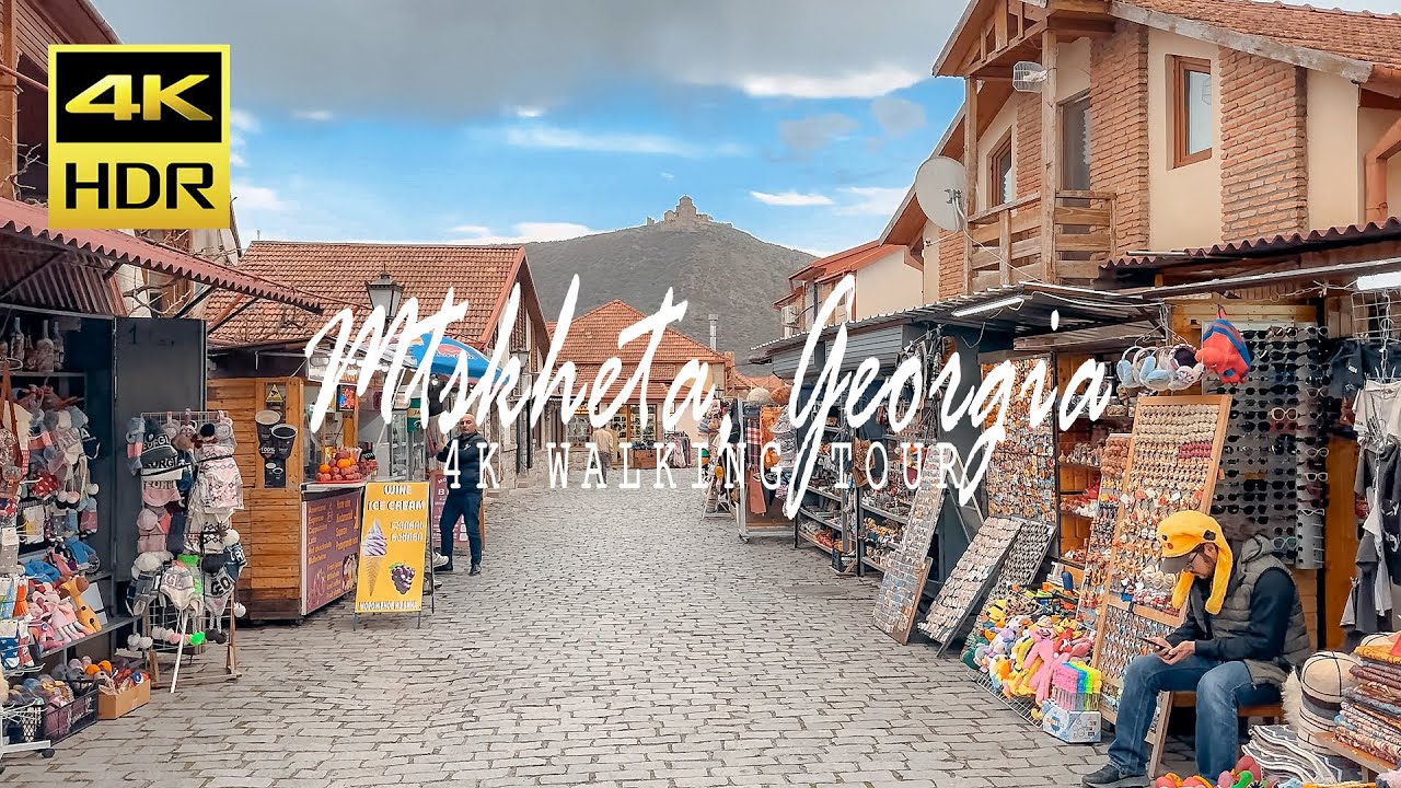 Mtskheta, Georgia l Mtskheta Walking Tour l 4K HDR