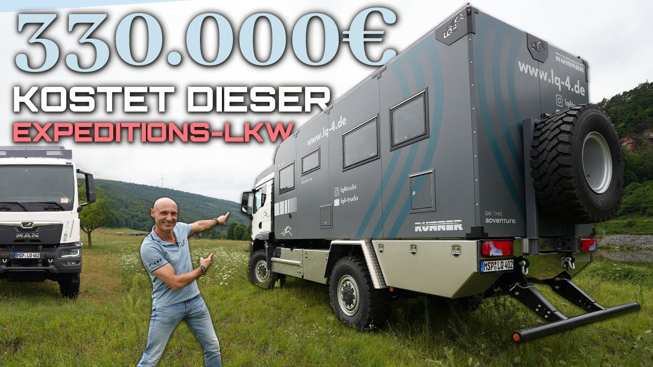 330.000€ für den MAN RUNNER - Das moderne Expeditionsfahrzeug von LQ4