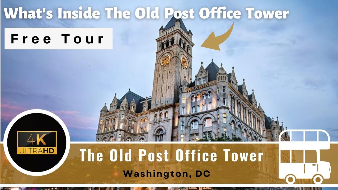 How To Visit the Old Post Office Clock Tower: Washington DC [4K]