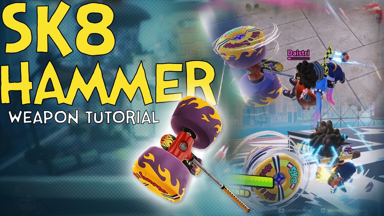 Ninjala: SK8 Hammer Weapon Tutorial/Guide 101