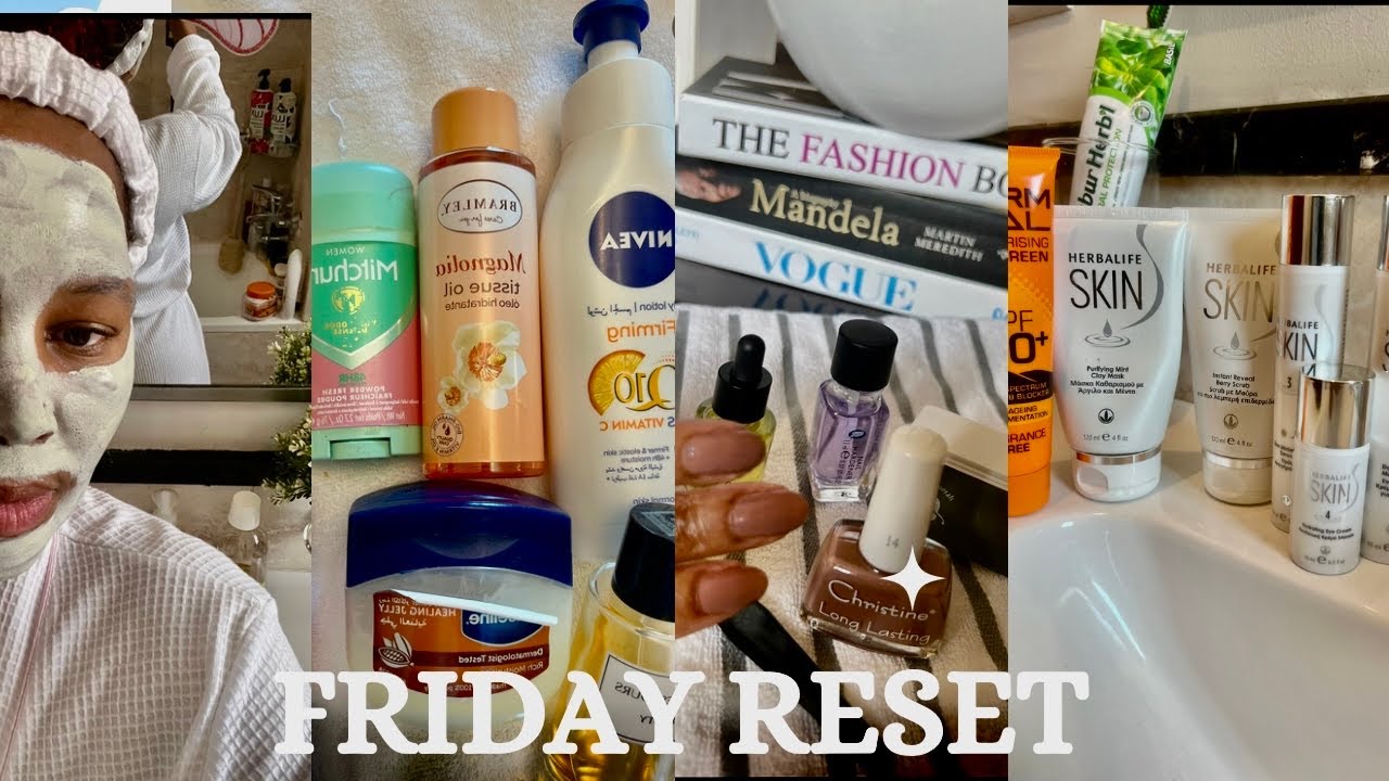 FRIDAY RESET | Skin & Body care| Braiding my hair| Cooking|