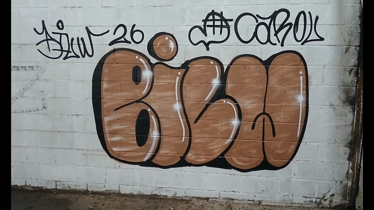 GRAFFITI ABANDONADO - BOMB MARROM 🔥🔥🔥