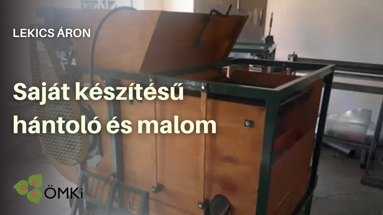 Saját készítésű hántoló és malom - III. gazda-molnár-pék műhelymunka