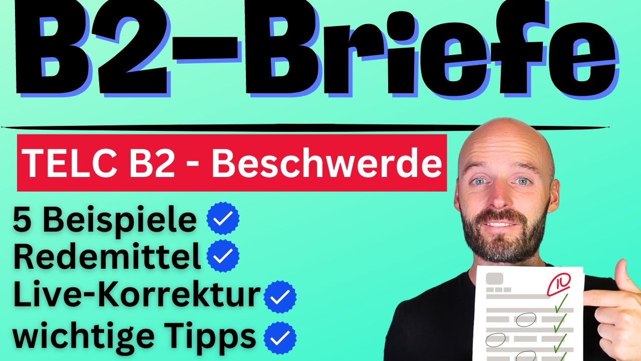 TELC B2 - Beschwerde | So schreibst du gute Briefe 🤓