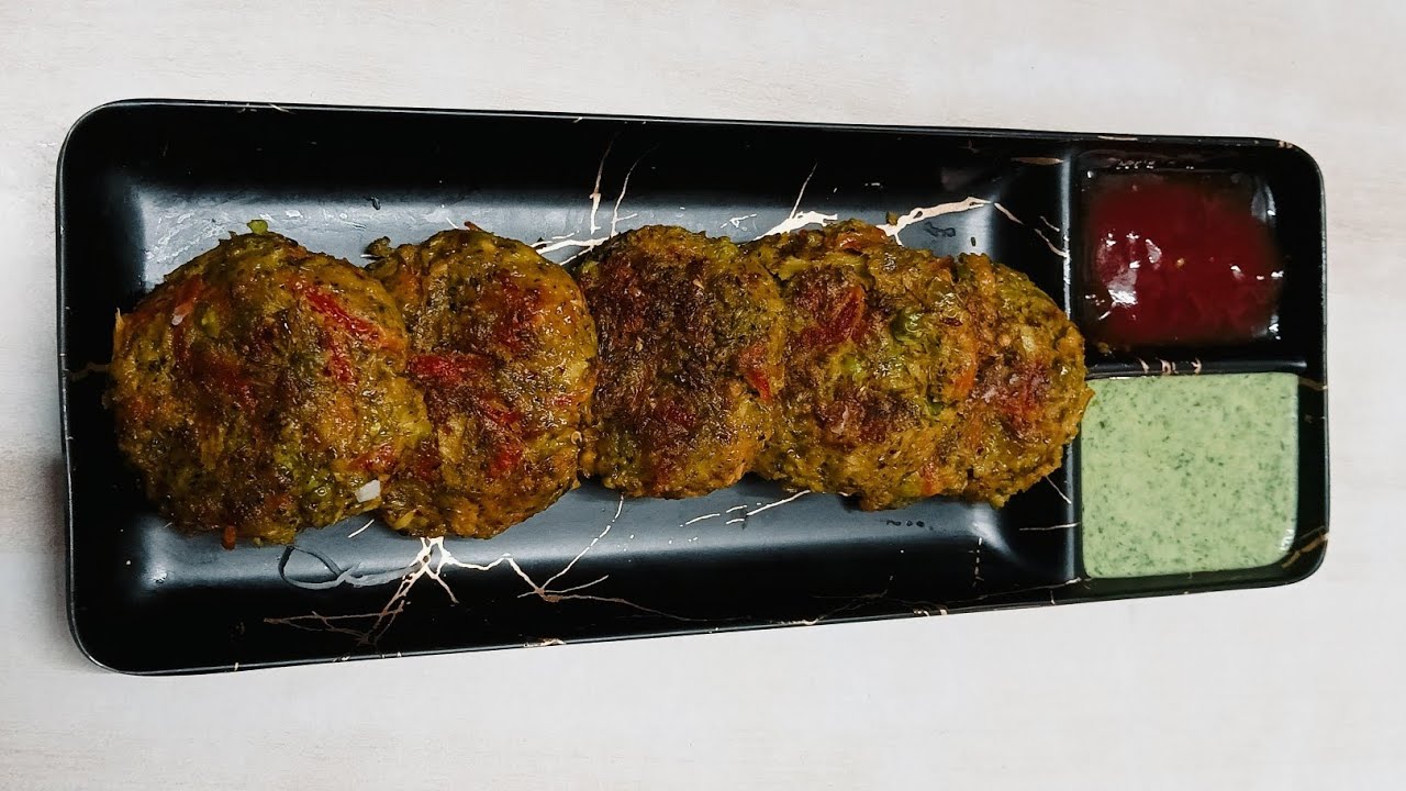Healthy Hara Bhara Kabab with Broccoli & Green Peas | Crispy & Tasty Snack