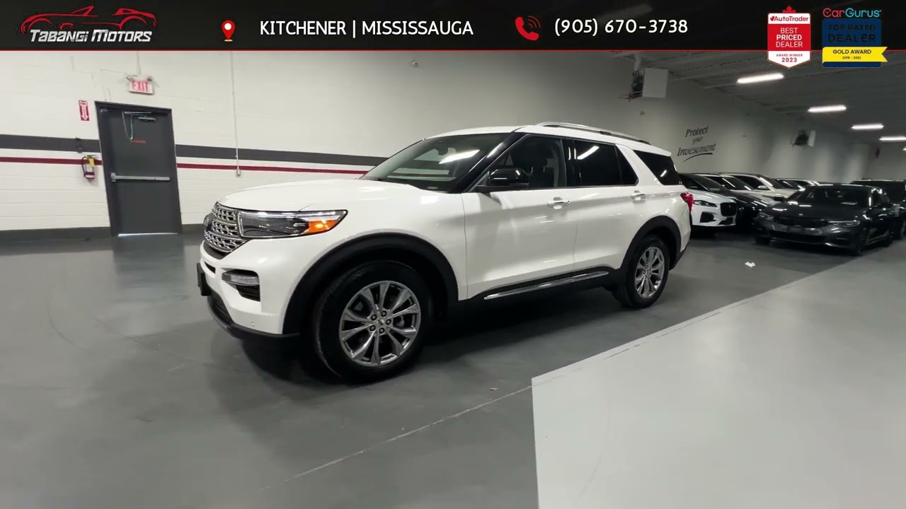 2022 FORD EXPLORER WHITE 71258 KMs, Stock- 16371
