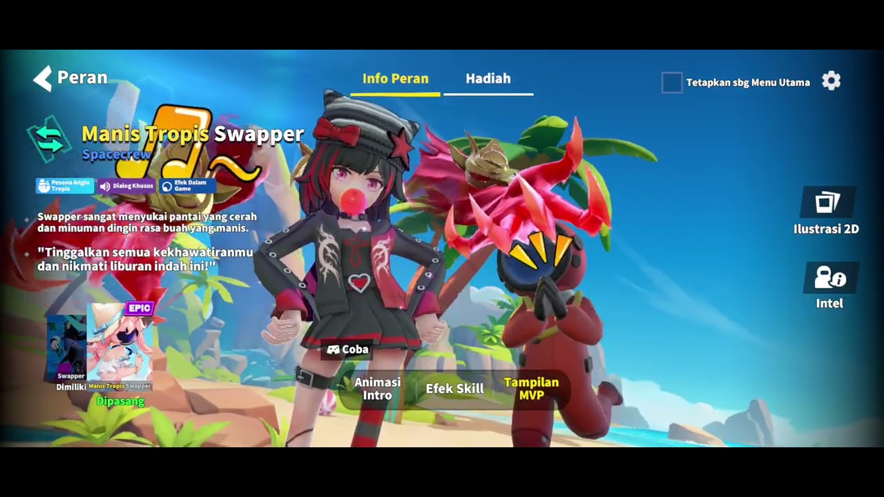 REVIEW SKIN EPIC PERAN NINJA DAN SWAPPER 😁😁
