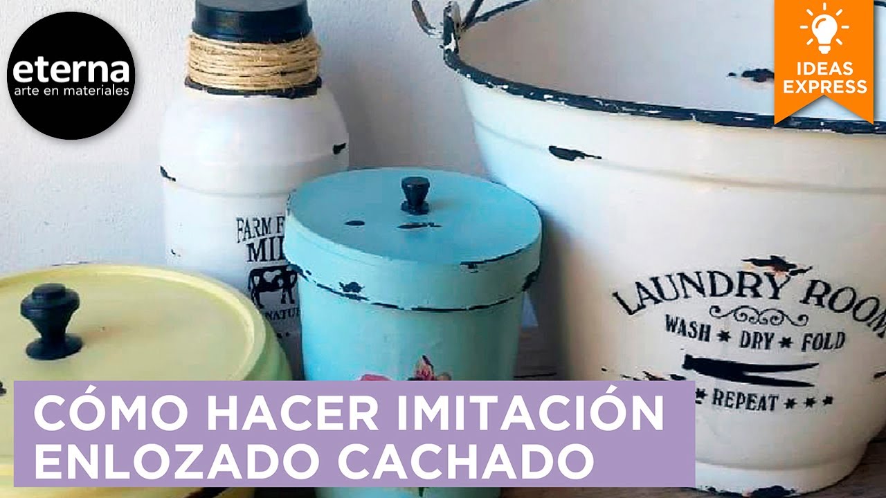 Técnica · Imitación enlozado cachado