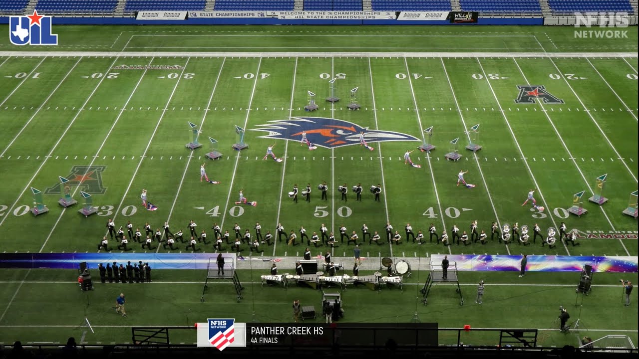 2023 Texas UIL 4A State Silver Medalist - Panther Creek Marching Band - Finals High Cam