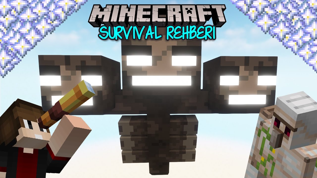Wither Yok Etmenin EN SIRADIŞI YOLU !! / Minecraft Survival Rehberi B12