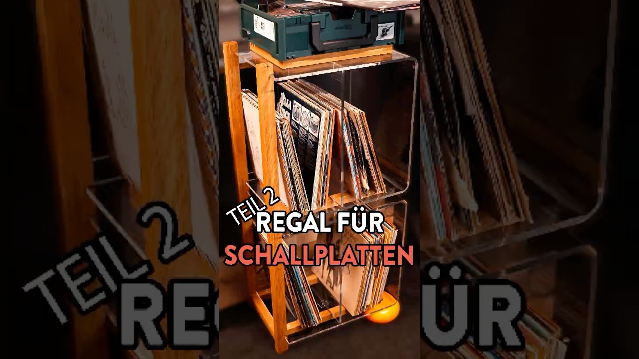 Schallplattenregal aus ACRYL? 🤔