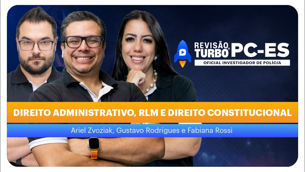 Concurso PC-ES Investigador: Dir. Adm., Raciocínio Lógico-Matemático e Dir. Constitucional
