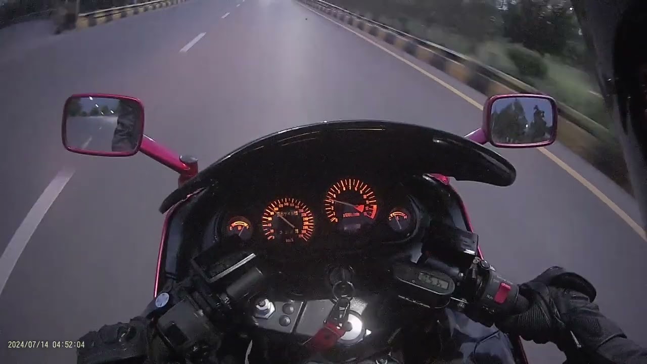 kawasaki ZZR1100 ride with MaxtoM3 Morning Ride to Murree from Islamabad