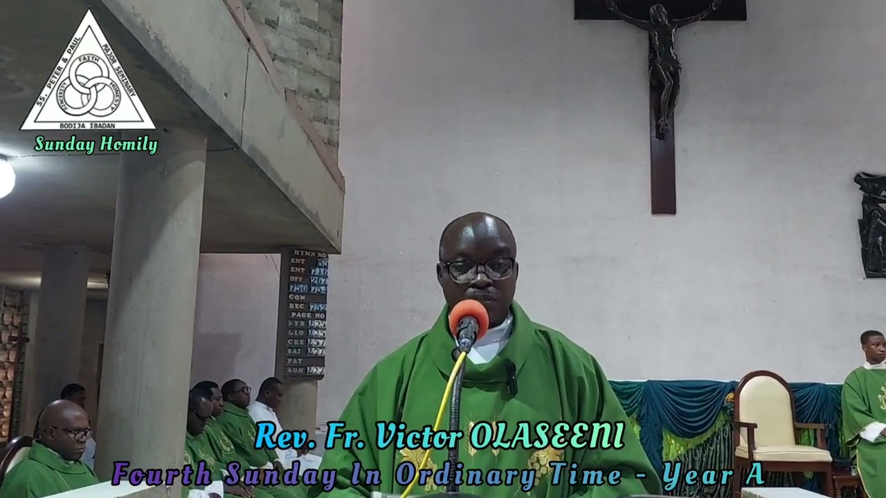 Homily for the Fourth Sunday in Ordinary Time   Year A