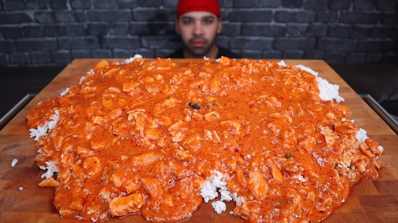 ASMR MUKBANG BUTTER CHICKEN