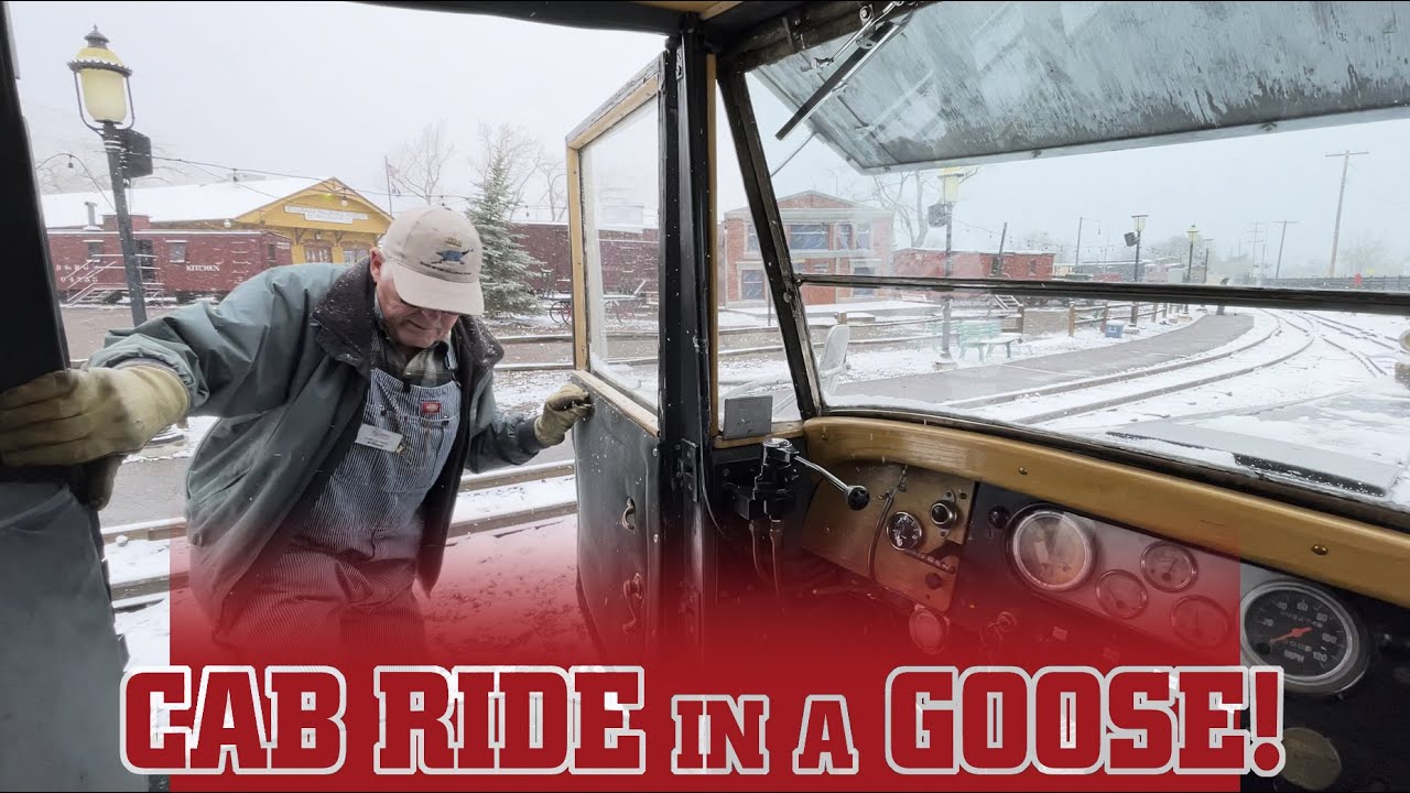 Take A Snowy Cab Ride In RGS Galloping Goose 7 for #throwbackthursday at #crrm with John Meixel