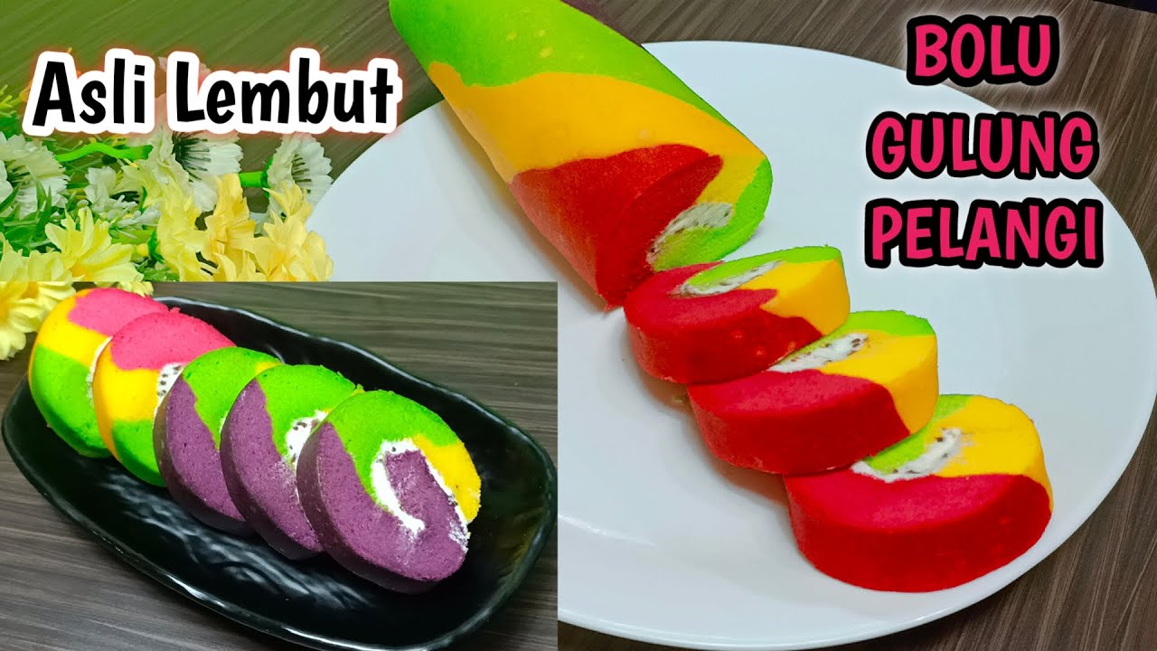 BOLU GULUNG PELANGI CUMA 3 TELUR