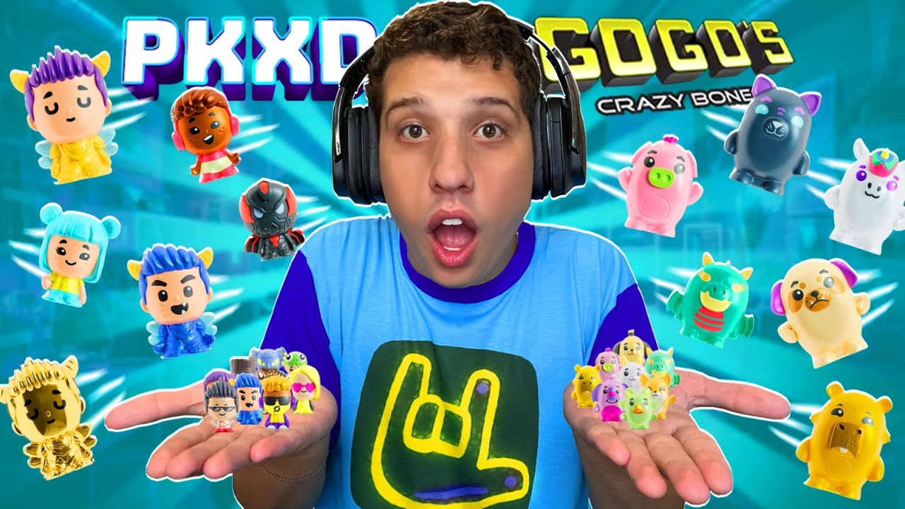 CHEGARAM OS NOVOS BONECOS DO PK XD NA VIDA REAL 😱