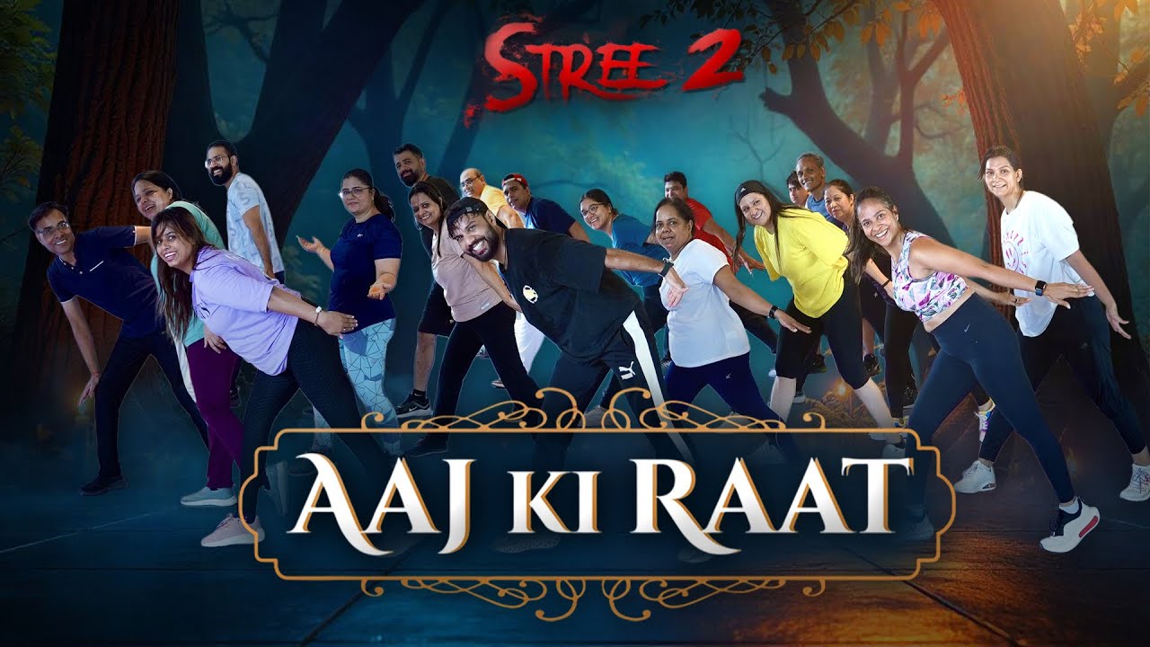 Aaj Ki Raat | Stree 2 | Tamannaah Bhatia | AAJ KI RAAT Dance For Beginners |FITNESS DANCE With RAHUL