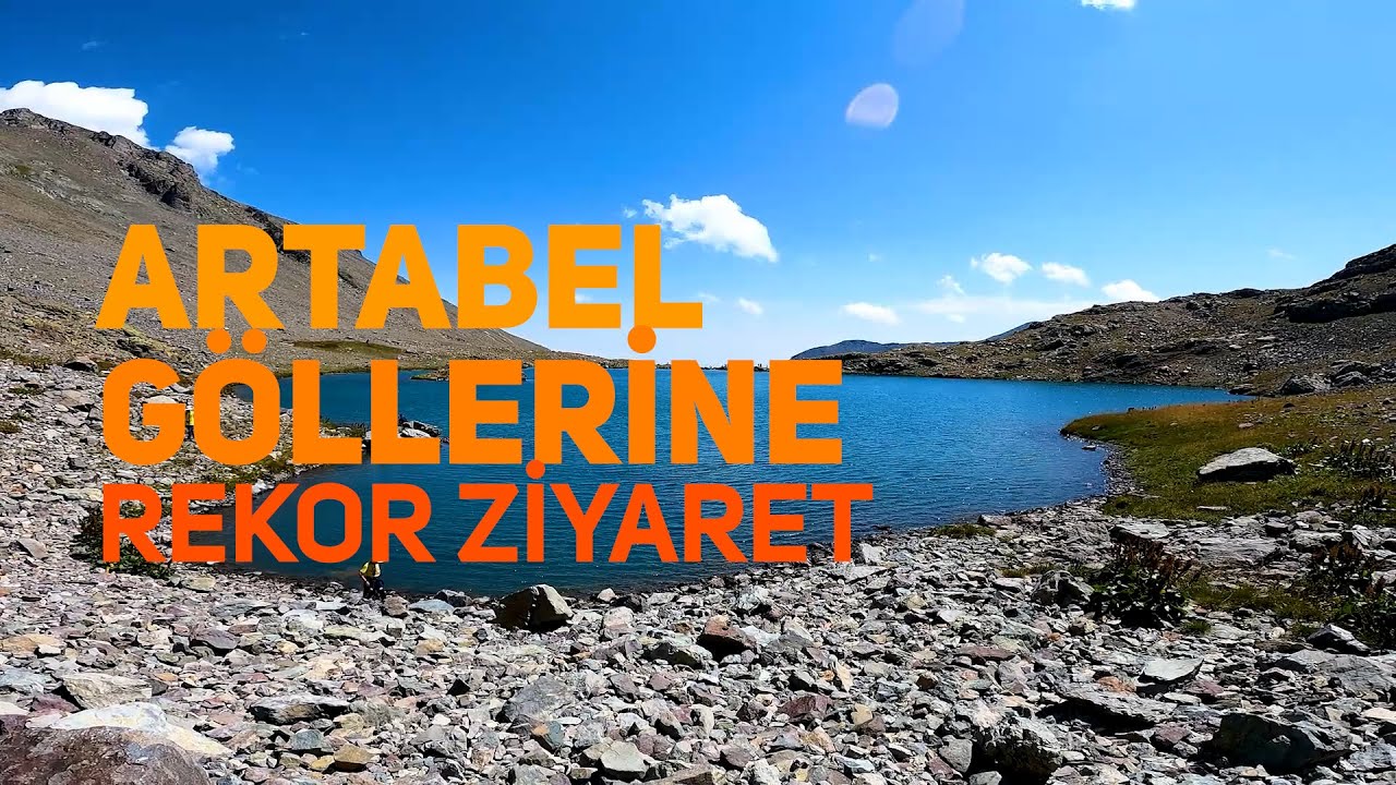 Artabel G&ouml;llerinde yılın en kalabalık y&uuml;r&uuml;y&uuml;ş&uuml;