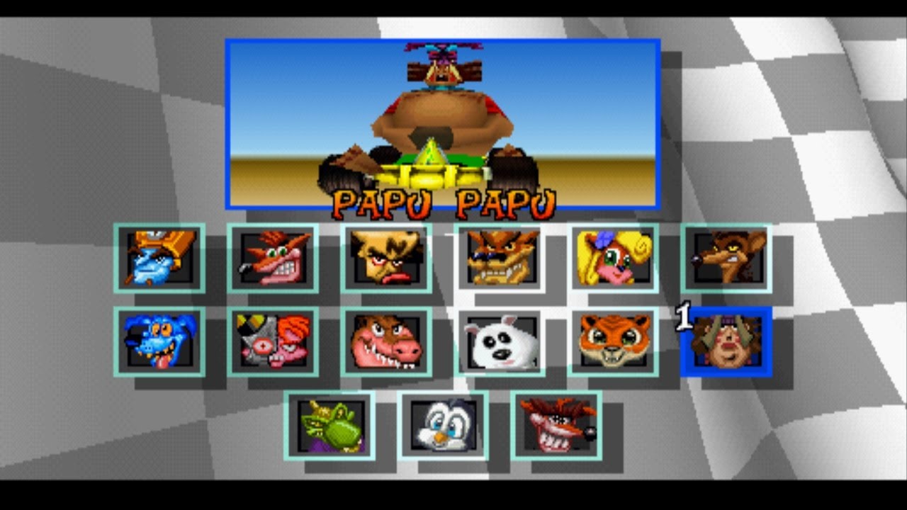 GAME MOBIL CRASH TEAM RACING PAPU PAPU NITRO CUP