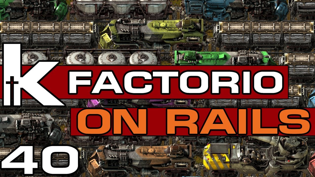 Factorio On Rails | 40 | The Lost Episode | Factorio Train Base Let's Play