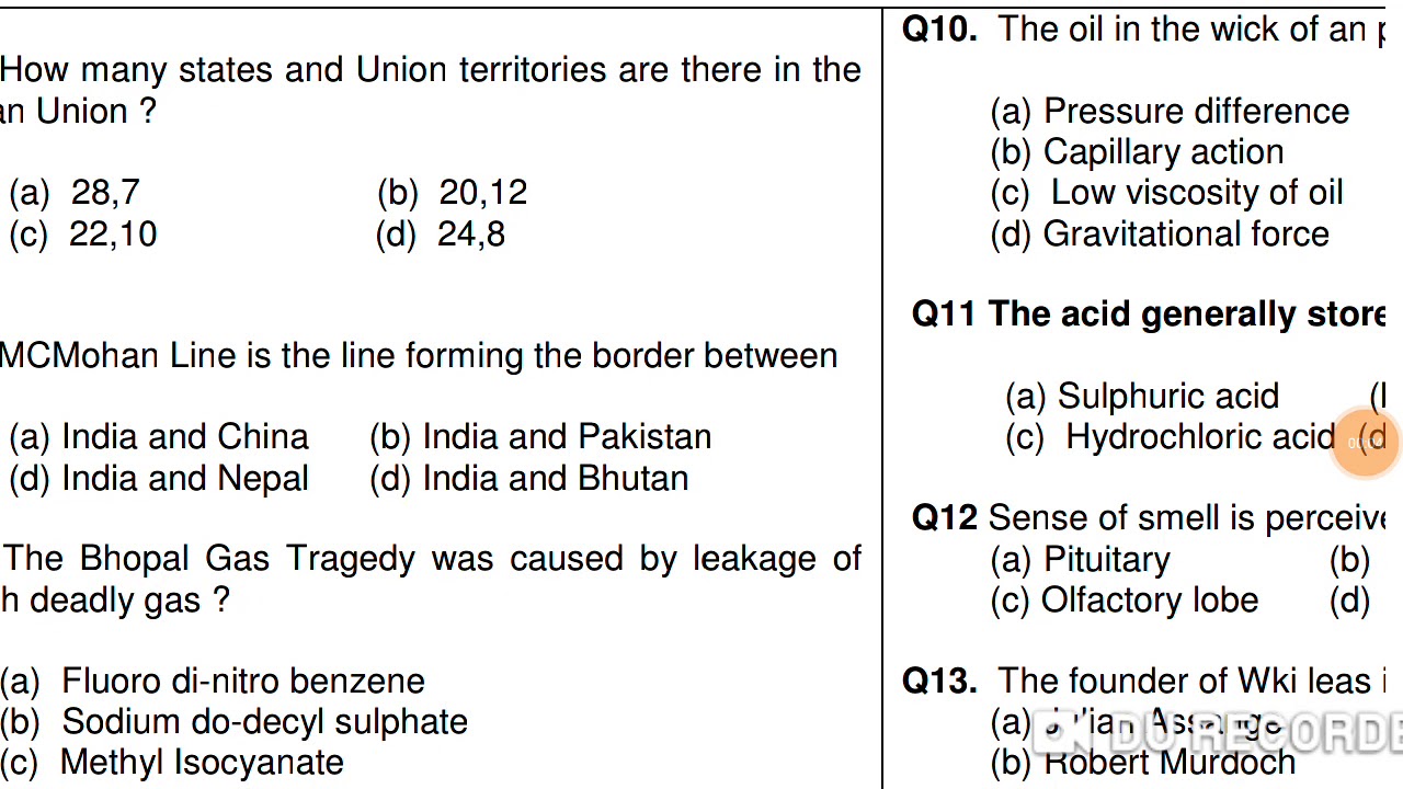 Army Public School (APS) General awareness Q n A, Part 2