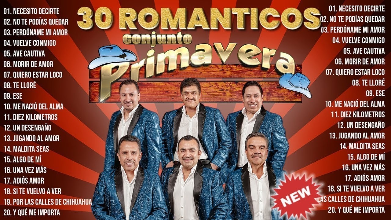 CONJUNTO PRIMAVERA SUS MEJORES ÉXITOS 💘 MIX ROMÁNTICAS PARA ENAMORARSE MÁS 2026