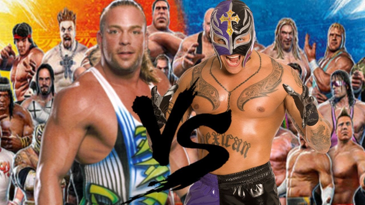 WWE All Stars RVD CAW vs Rey Mysterio