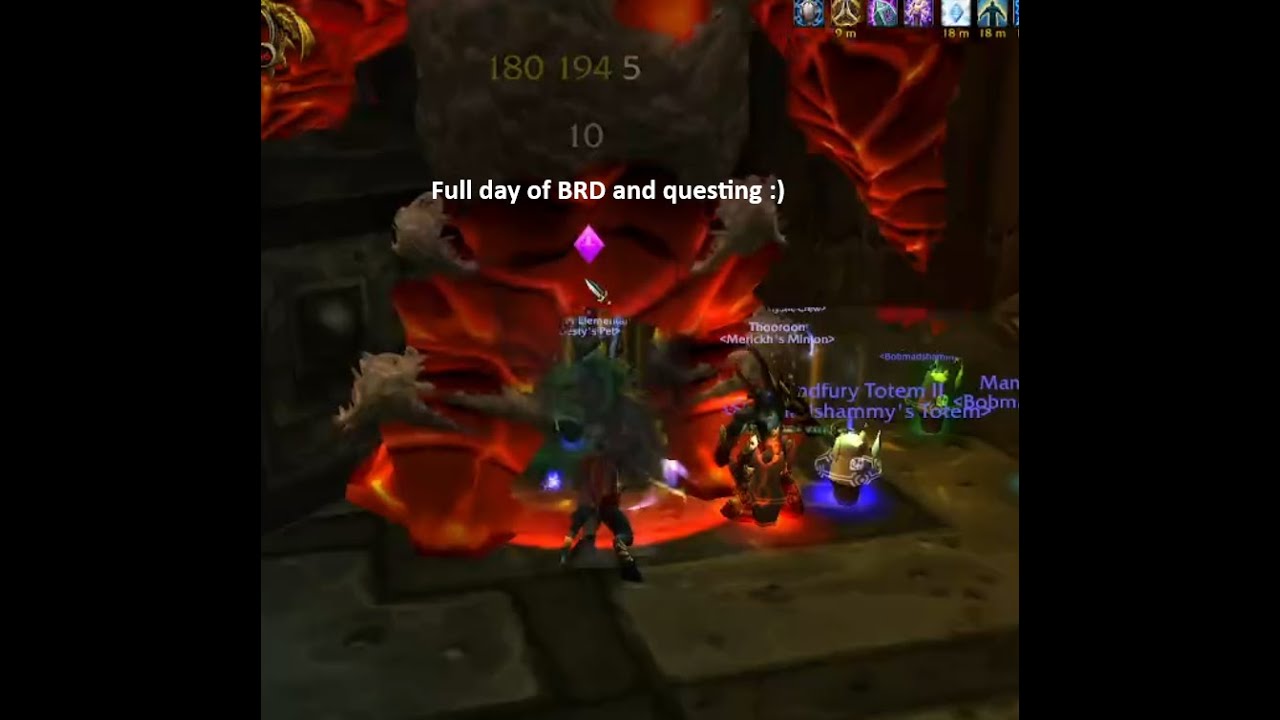 WoW Classic TBC - BRD and questing