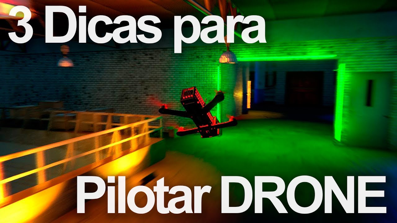 3 Dicas para pilotar DRONE RACER