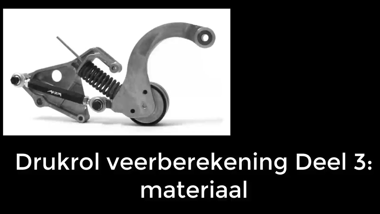 Veerberekening drukrol deel 3 van 5