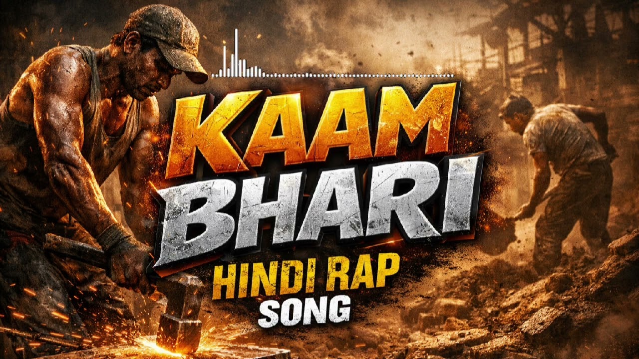 KAAM BHARI | Hindi Rap Song | Hard Work Motivational Rap | Desi Hustle Track 🔥