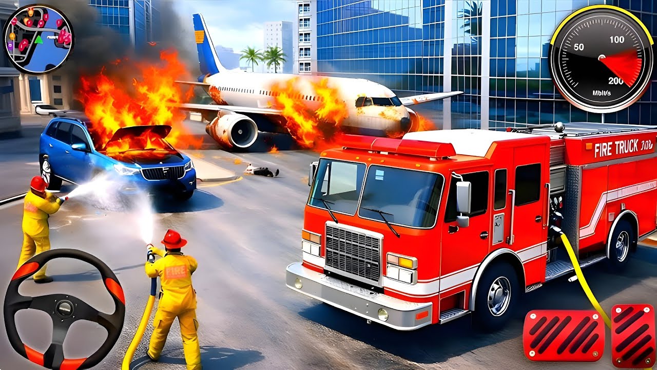 911 US Fire Truck Simulator 2026 🚒 | Real City Rescue Mission Gameplay (Android)