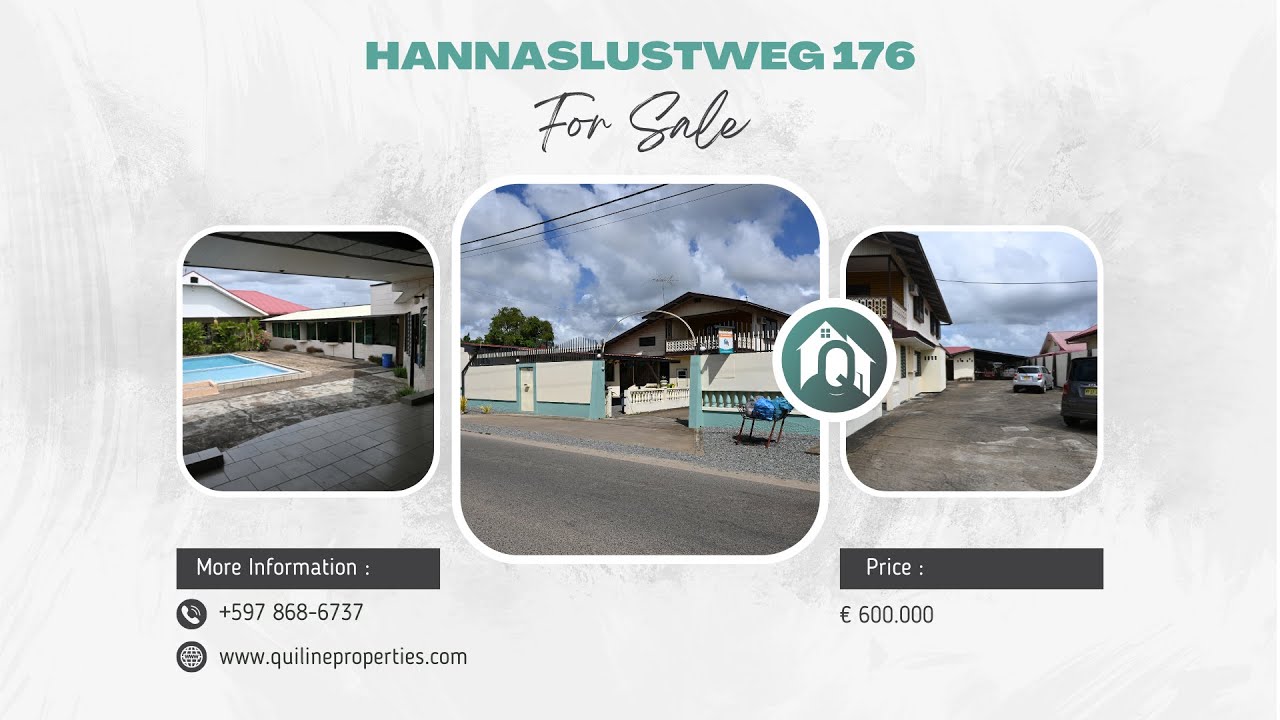 Te koop | Hannaslustweg 176, Wanica | € 600.000