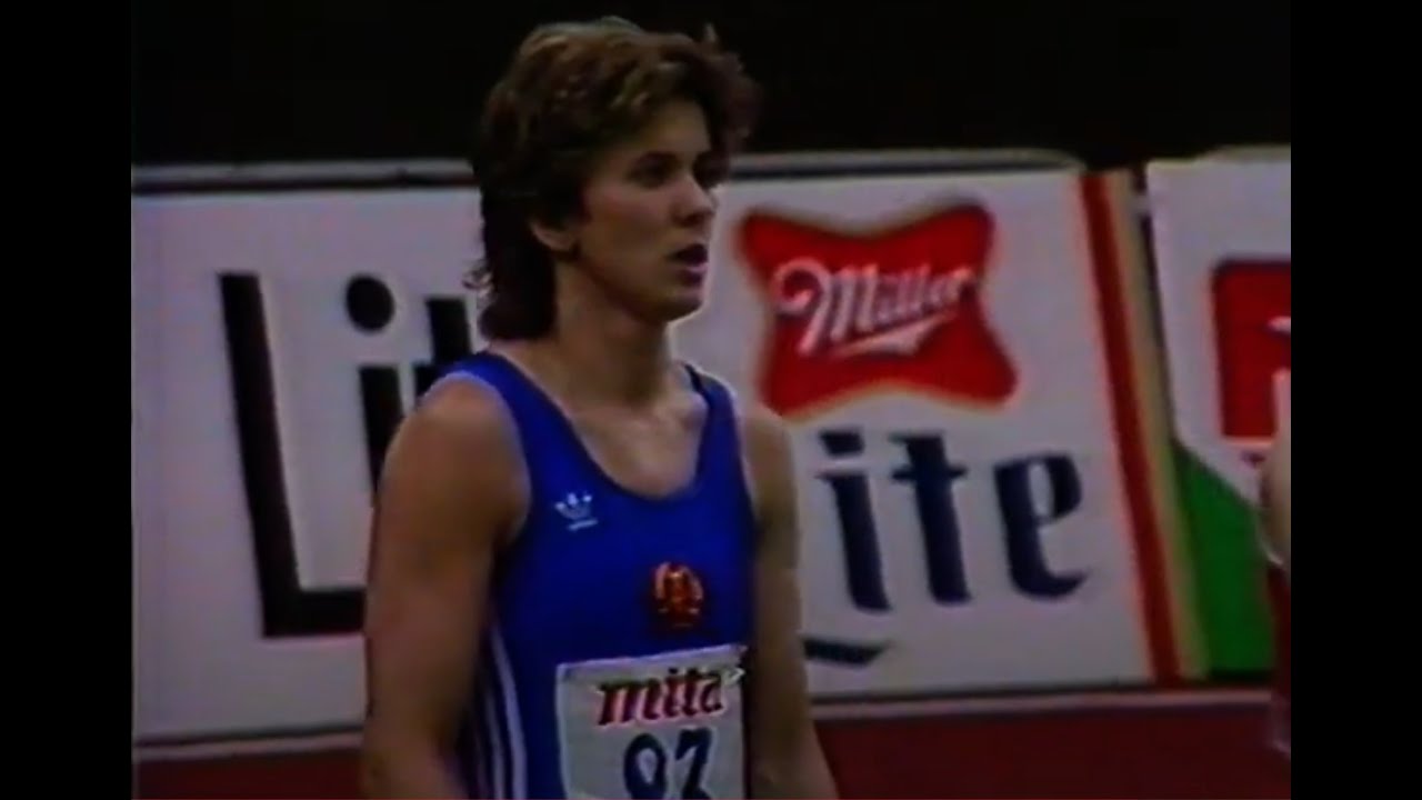 Letzter Hallen-Wettkampf von Marlies Göhr: EM-Bronze in 7,07 s am 06.03.1988