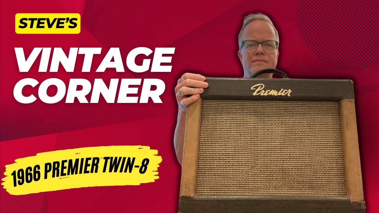 Steve's Vintage Corner - 1966 Premier Twin-8 Amp *For Sale*