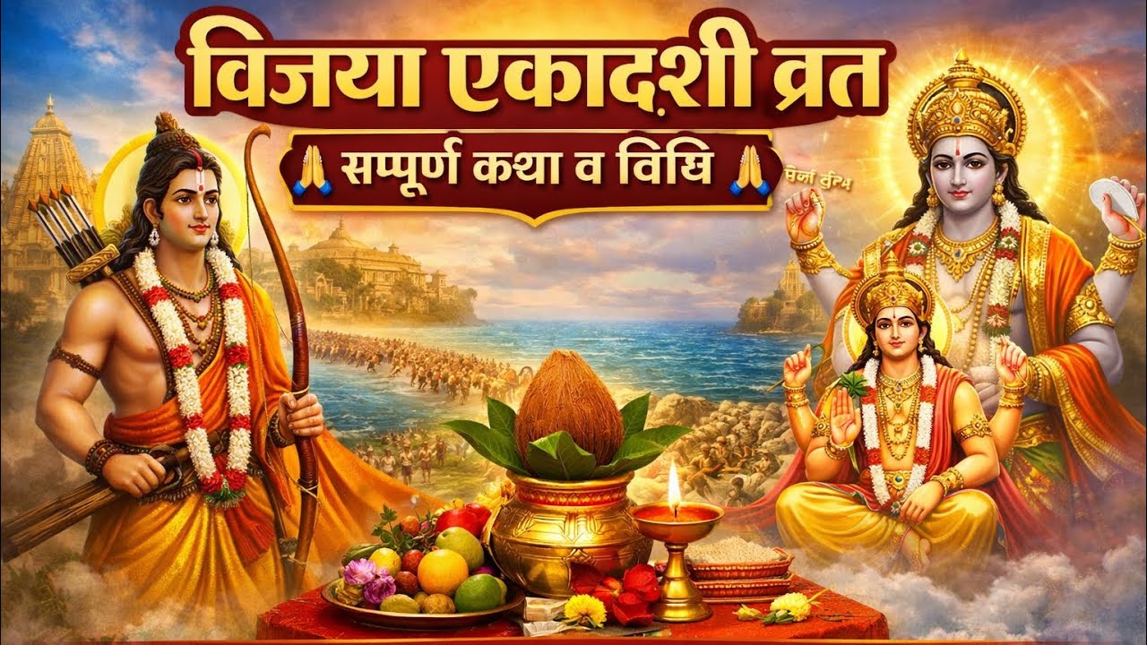 विजया एकादशी व्रत कथा  विधि-विधान व महत्व | भगवान विष्णु और श्रीराम की विशेष कृपा