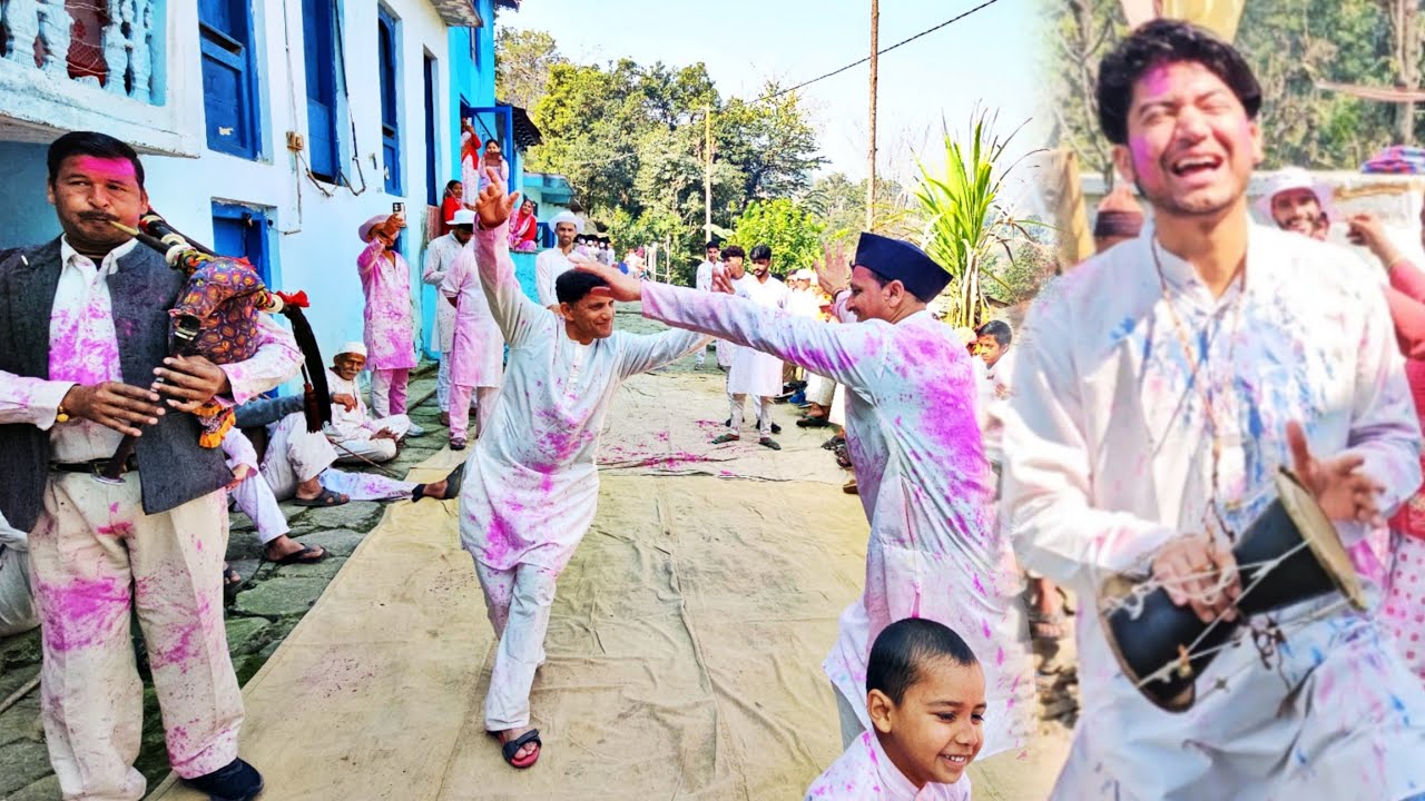 पहाड़ी पुरुषों की रंगीन होली 🤡🤣 !! Holi Special Vlog || Pahadi Lifestyle Vlogs || Daily Vlogs 
