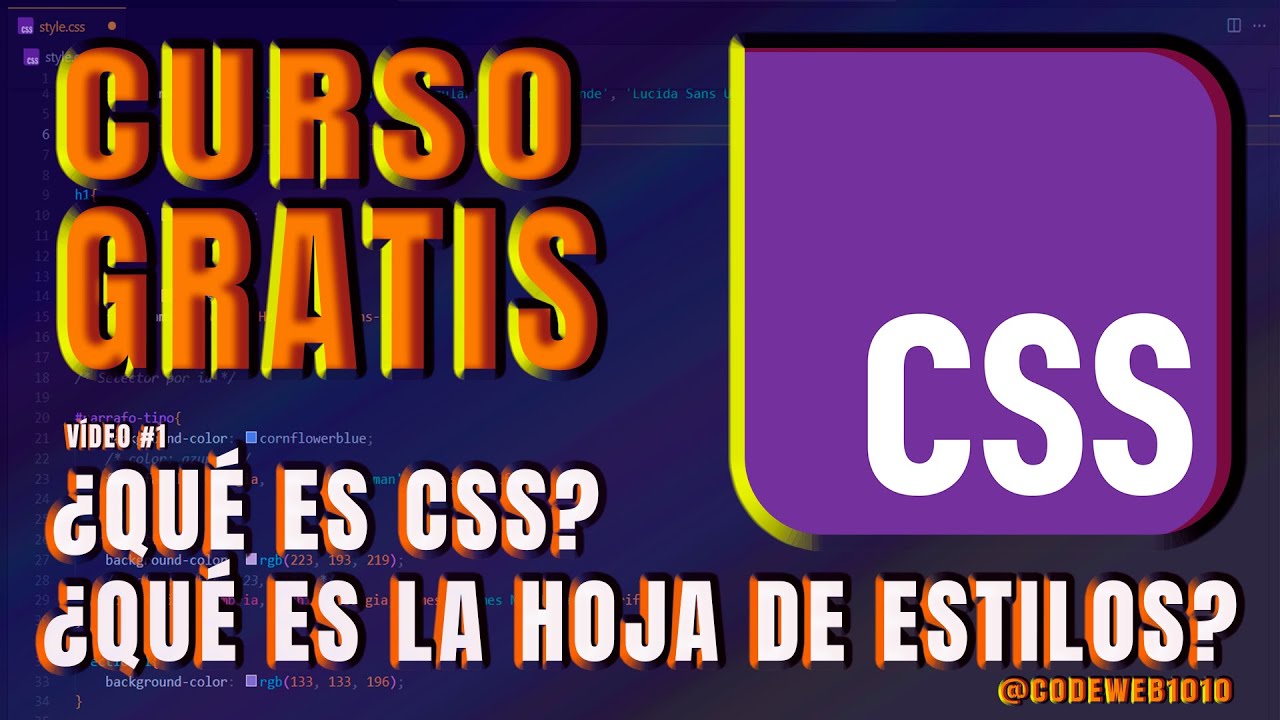🌟📢🚀CURSO CSS#1 GRATIS  💰💰 !Aprende CSS explicado fácil: Diseño web para principiantes¡ 🌐📢🚀😎  #css ✅😉